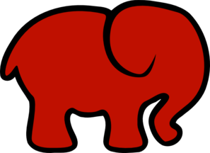 297x216 Red Elephant Clip Art