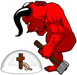 300x292 Protected From Demons Clip Art Clipart Panda