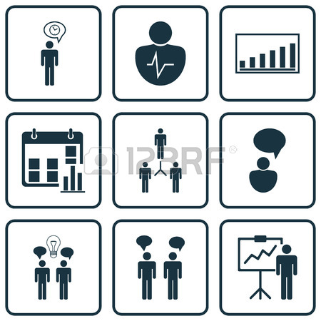 450x450 Set Of 9 Authority Icons. Includes Presentation Date, Special