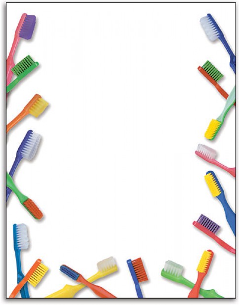 484x618 Tooth Border Clip Art