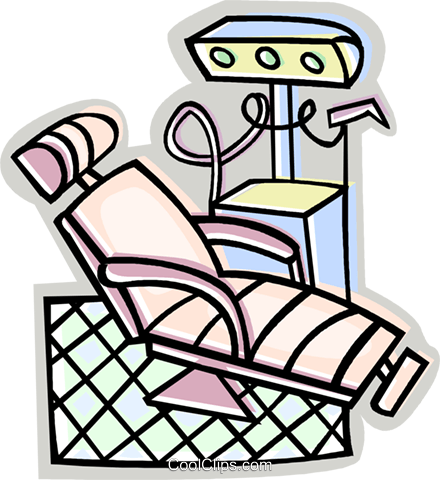 440x480 Dentist Chair Royalty Free Vector Clip Art Illustration Vc008712