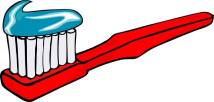 425x204 Toothbrush Clipart Dental Health