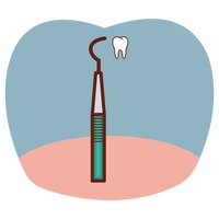 200x200 Icon Icons Dental Filling Dental Tool Tools Tooth Teeth Gums Free