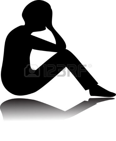 371x450 Female Depression Clipart