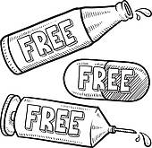 170x165 Clip Art Of Drug And Alcohol Depression Sketch K11940386