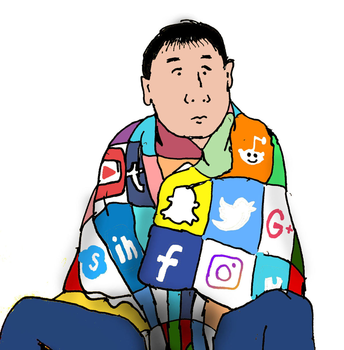 1200x1221 Depression Clipart Social