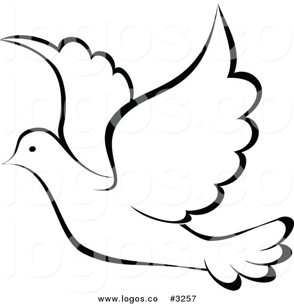600x620 Dove Clipart Logo