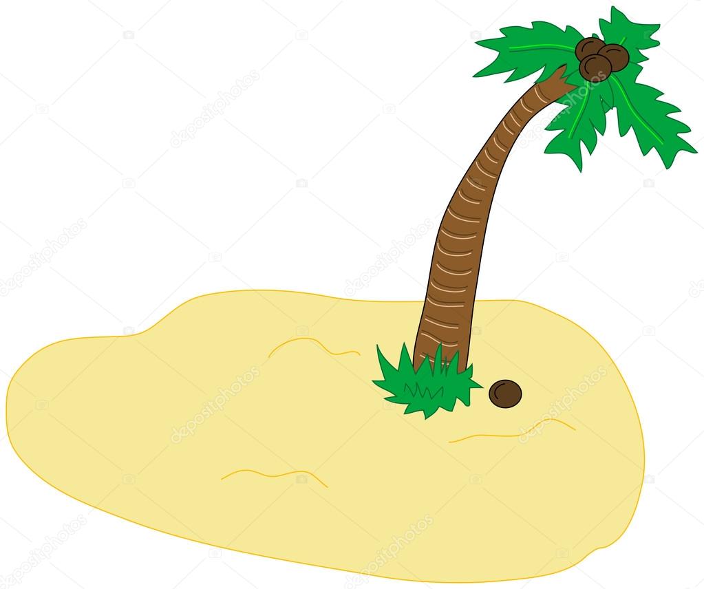1023x856 Desert Island Vector Clip Art Stock Vector Marcinska