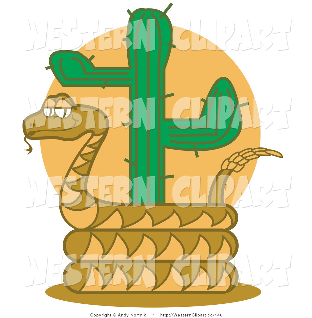 1024x1044 Vector Western Clip Art Of A Brown Rattlesnake Holding Out His