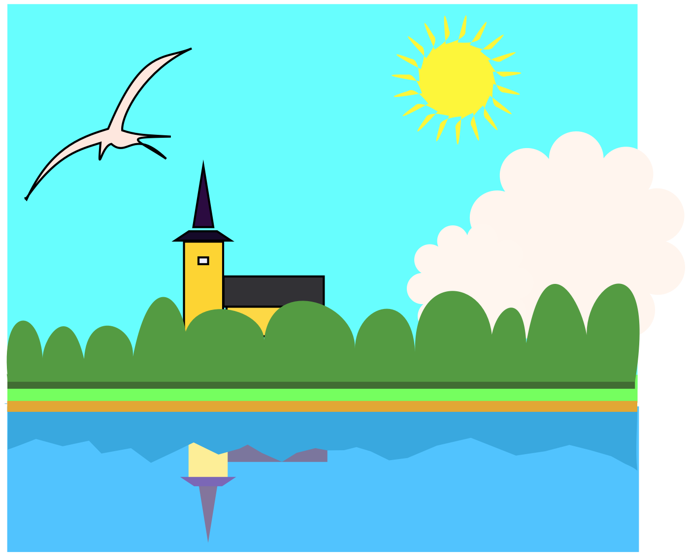 1399x1130 Cartoon Desert Background