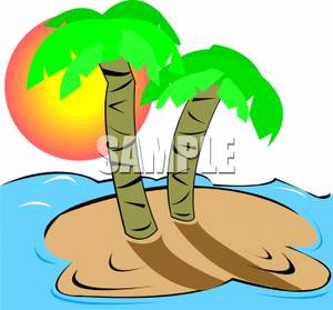 300x279 Desert Island Clip Art Cliparts