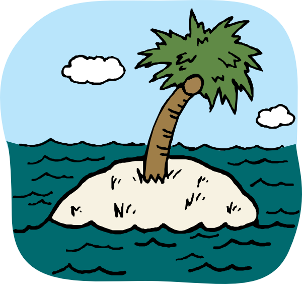 600x563 Desert Isle Clip Art Free Vector 4vector