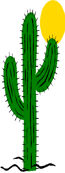 221x588 Cactus Clipart Sun
