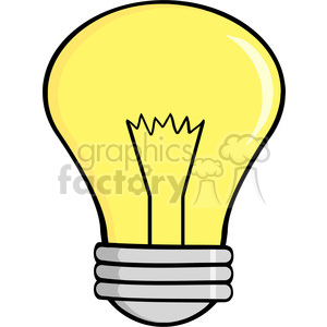 300x300 Royalty Free 6002 Royalty Free Clip Art Cartoon Light Bulb 389130
