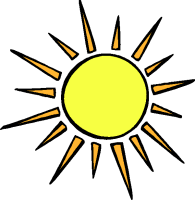 195x200 Sunlight Clipart Desert Sun
