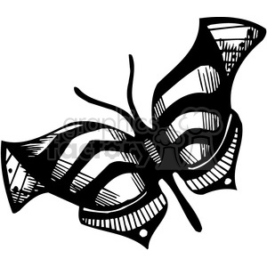 300x300 Royalty Free Butterfly Design 387112 Vector Clip Art Image