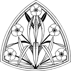 300x299 Oleander Design Clip Art