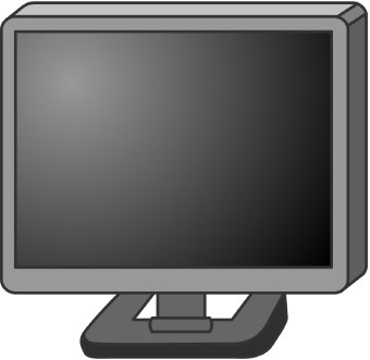 340x331 Desktop Computer Clipart Clipart Panda