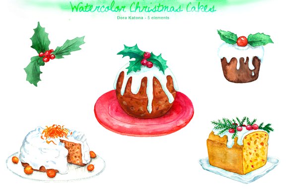 580x380 Christmas Dessert Cliparts 190137
