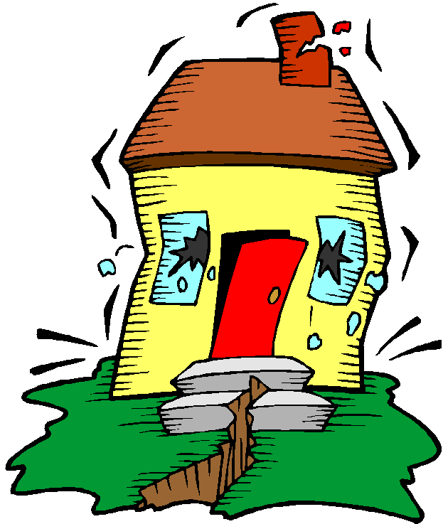623x737 Destruction Clipart Earthquake Cartoon