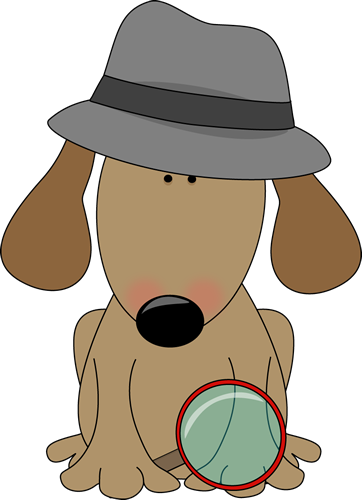 362x500 Dog Detective Clip Art