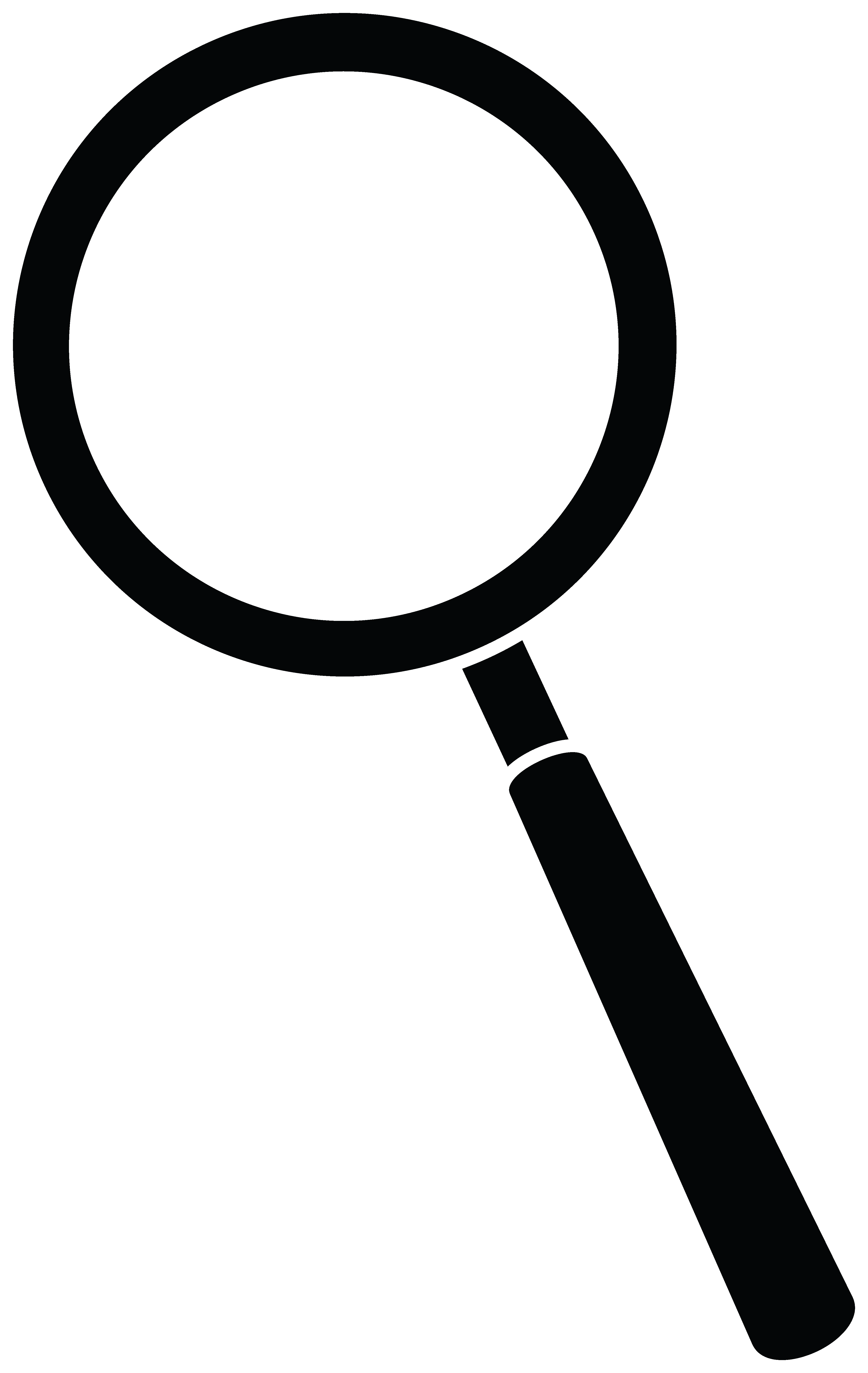 4166x6590 Magnifying Glass Clipart Black And White