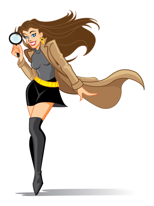 506x674 Girl Detective By Darda