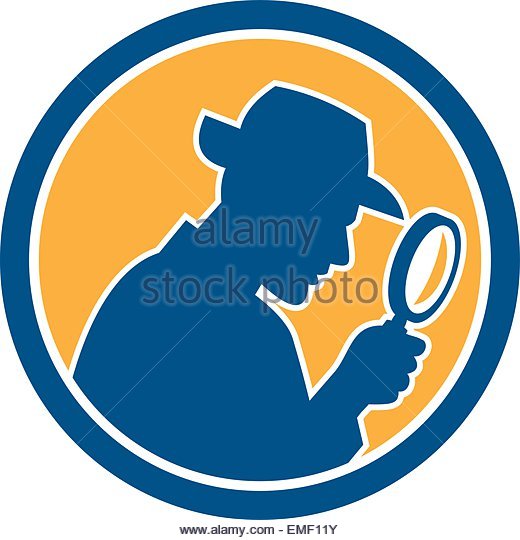520x540 Glance Clipart Detective Magnifying Glass