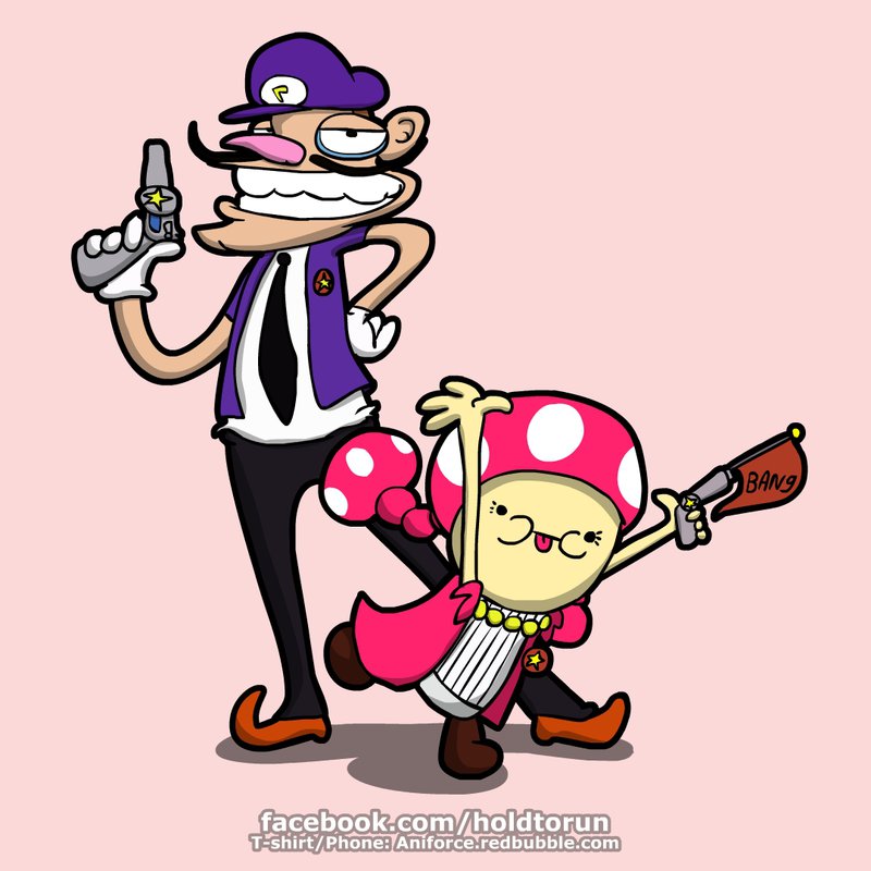 800x800 Detective Waluigi By Aniforce