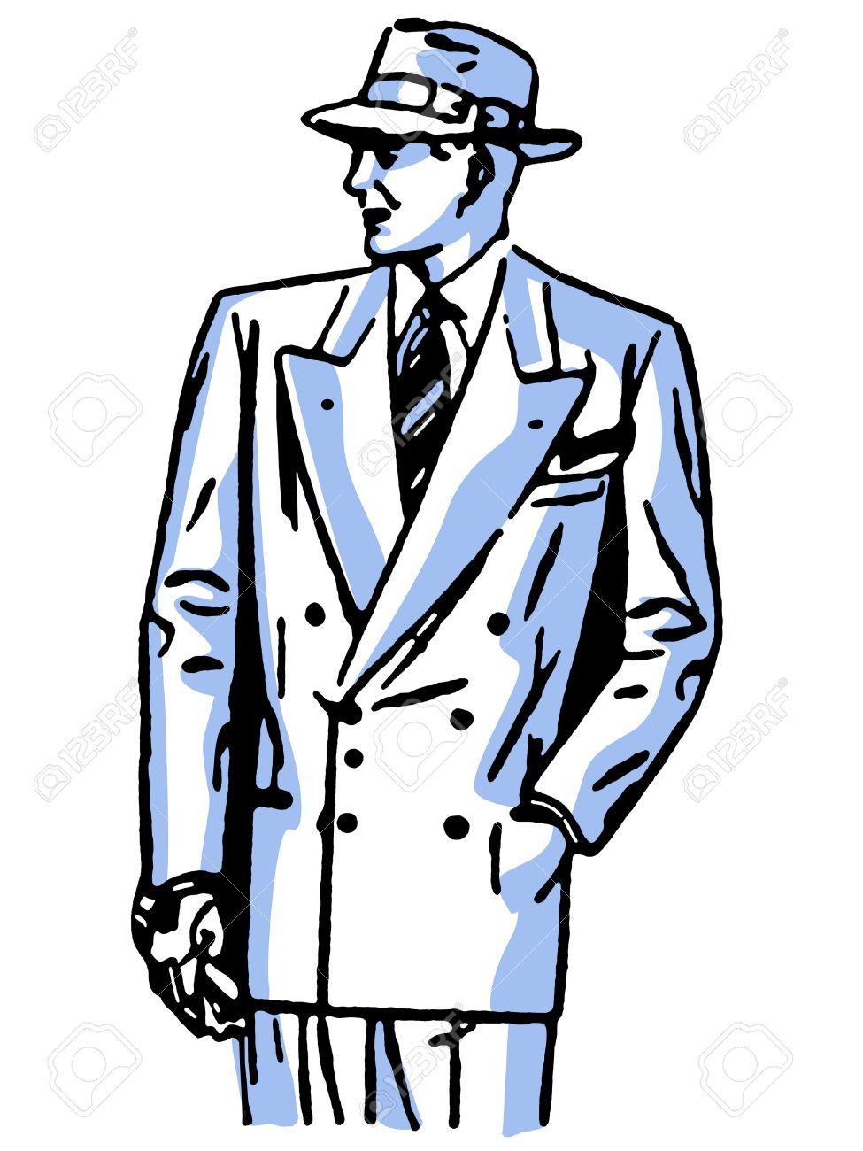 975x1300 Suit Clipart Detective
