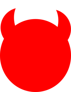 231x300 Devil Horns Clip Art