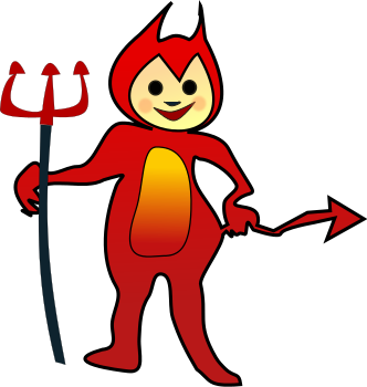 332x350 Free Little Devil Clip Art