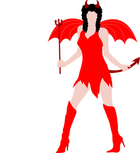 275x300 She Devil Clipart Image