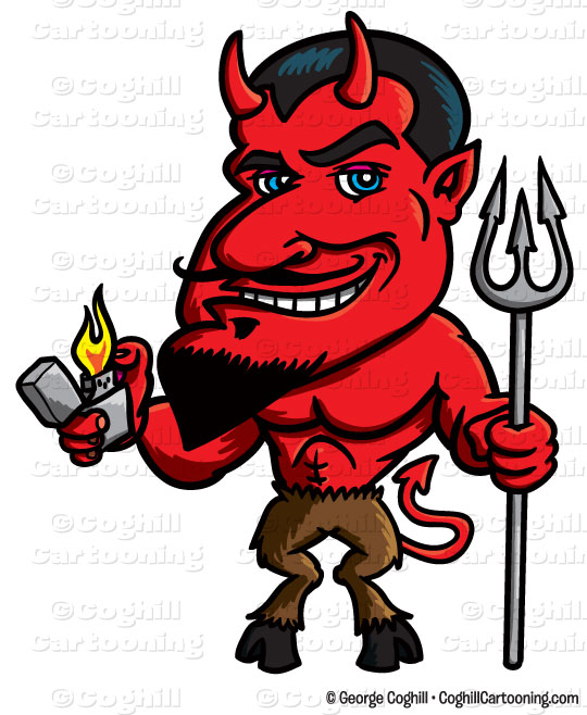 540x658 Cartoon Devil Clip Art Stock Illustration