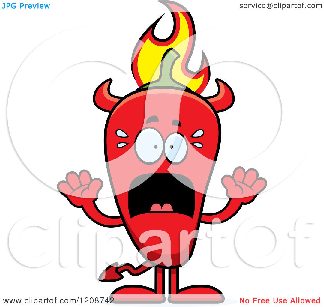 1080x1024 Devil Clipart Scared