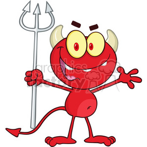 300x300 Royalty Free 6823 Royalty Free Clip Art Cute Little Red Devil
