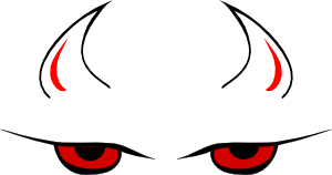 300x158 Devil Eyes Clip Art