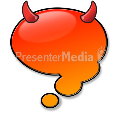 400x400 Negative Devil Button