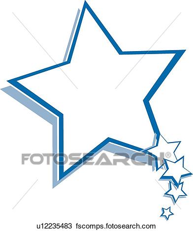 392x470 Drawing Of Star Dialogue Balloon U12235483