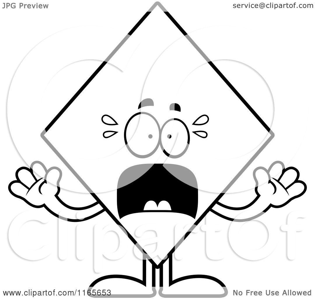 1080x1024 Cartoon Of A Happy Diamond Card Suit Mascot