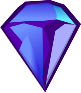264x300 Blue Purple Diamond Clip Art