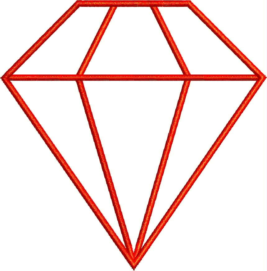 860x873 Diamond Clipart Diamond Outline