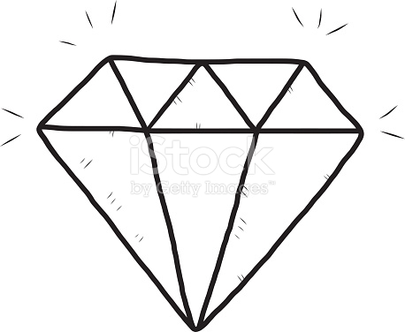 458x376 Drawn Diamond Clip Art