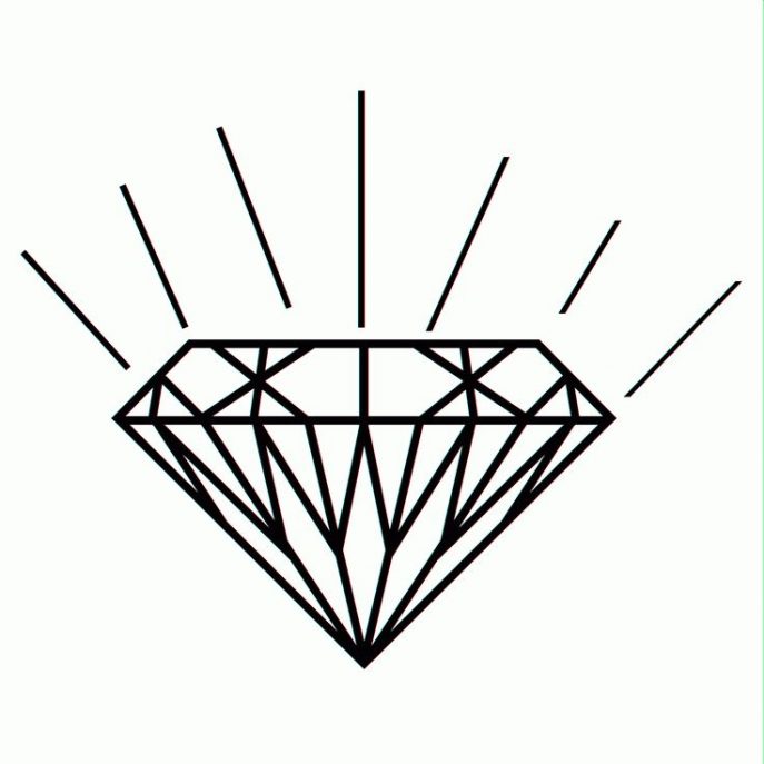 687x687 Diamond Diamond Logo Clothing Stunning Picture Ideas Clip Art