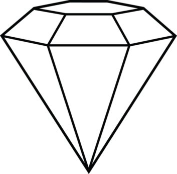 353x346 Diamond Clipart Cute
