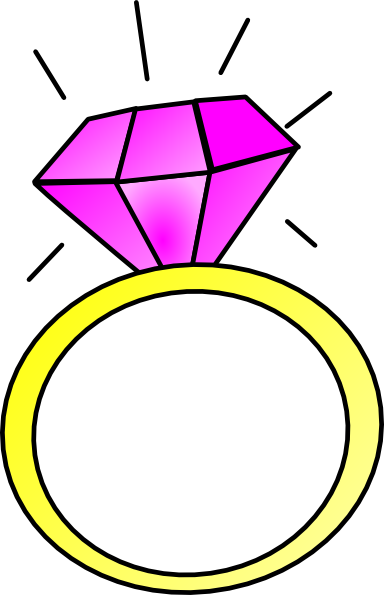 384x595 Free Pink Diamond Clipart Image