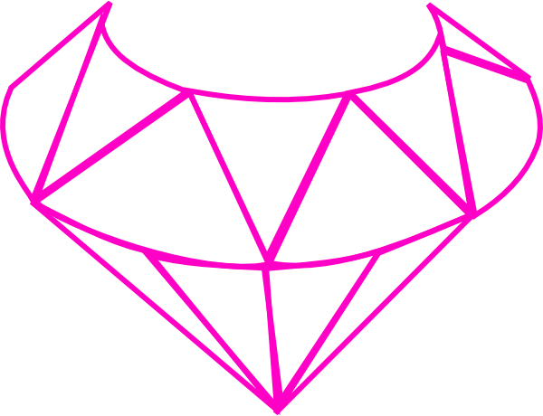 600x460 Free Pink Diamond Clipart Image