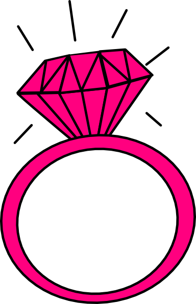 384x595 Free Pink Diamond Clipart Image