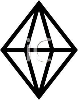 275x350 Royalty Free Diamond Clip Art, Science Clipart