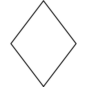 300x300 Black Diamond Clip Art Clipart